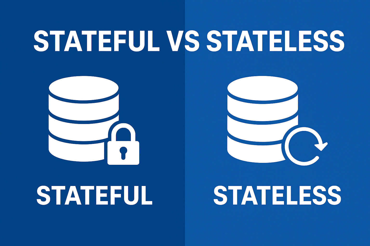 Microservice Tasarımında Stateful vs Stateless - Görsel