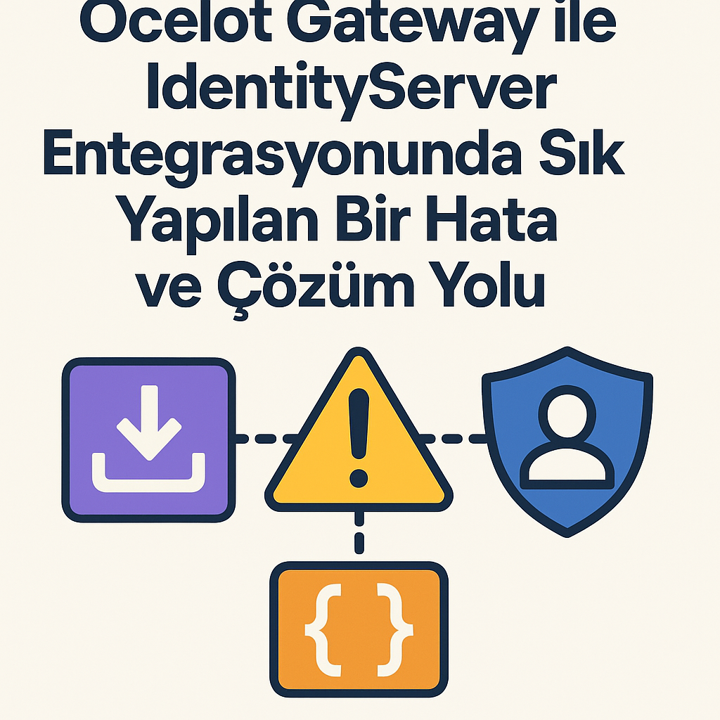 Ocelot Gateway ile IdentityServer Entegrasyonu - Görsel